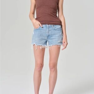 AGOLDE Parker Vintage Cutoff Denim Jean Short Size 29 | Light Wash | Swapmeet